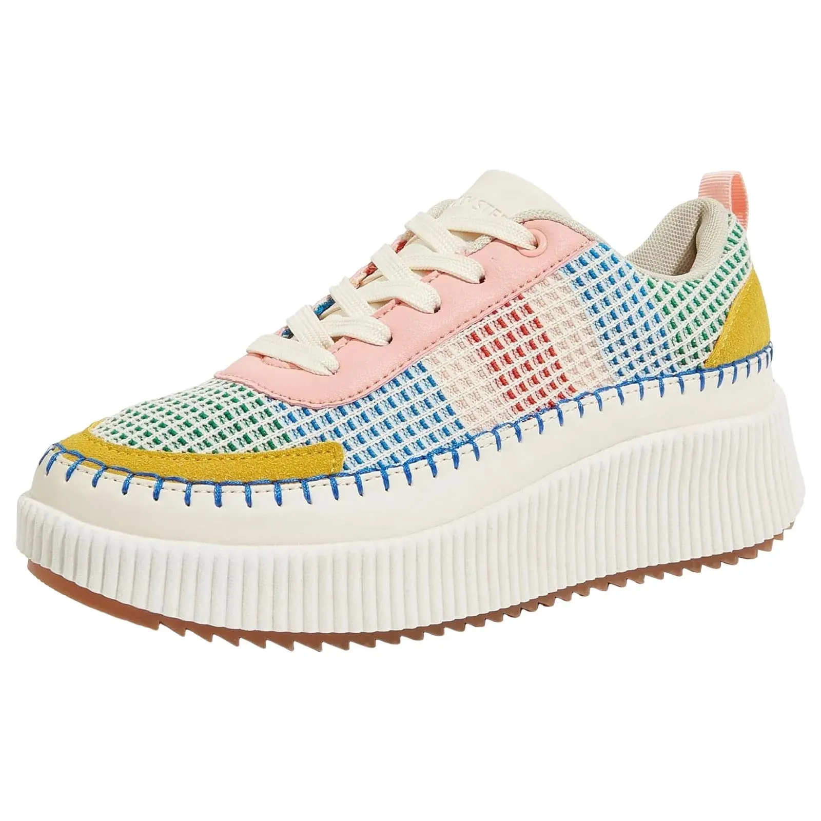 Bohemian Thick Bottom Mesh-Weave Sneakers